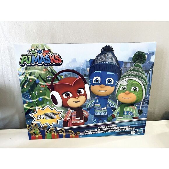 PJ Masks Hasbro Advent Calendar with 24 Daily Surprise Toys Catboy Owlette Gecko - Picture 3 of 3